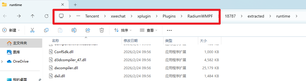 RadiumWMPF文件夹